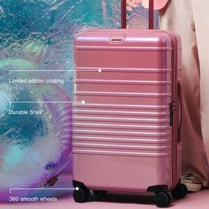 Beis Medium Check In Roller in Galinda Pink